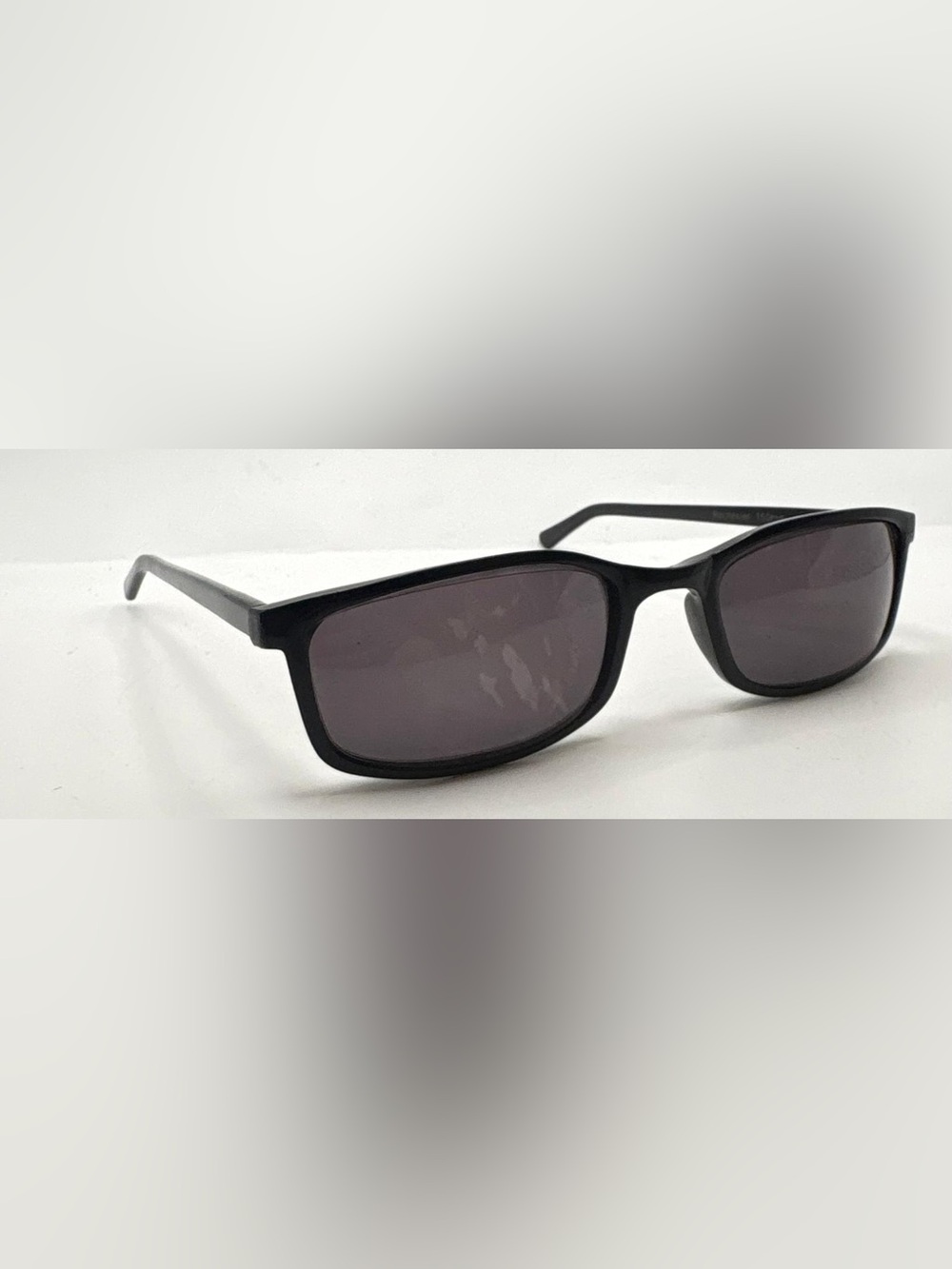 Vintage Rochester Black Oval Sunglasses Frames Only